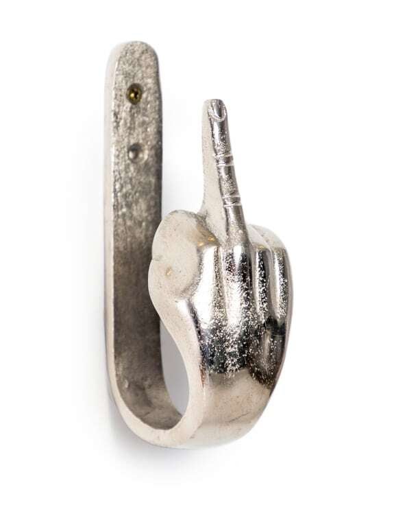 Silver Middle Finger Hook