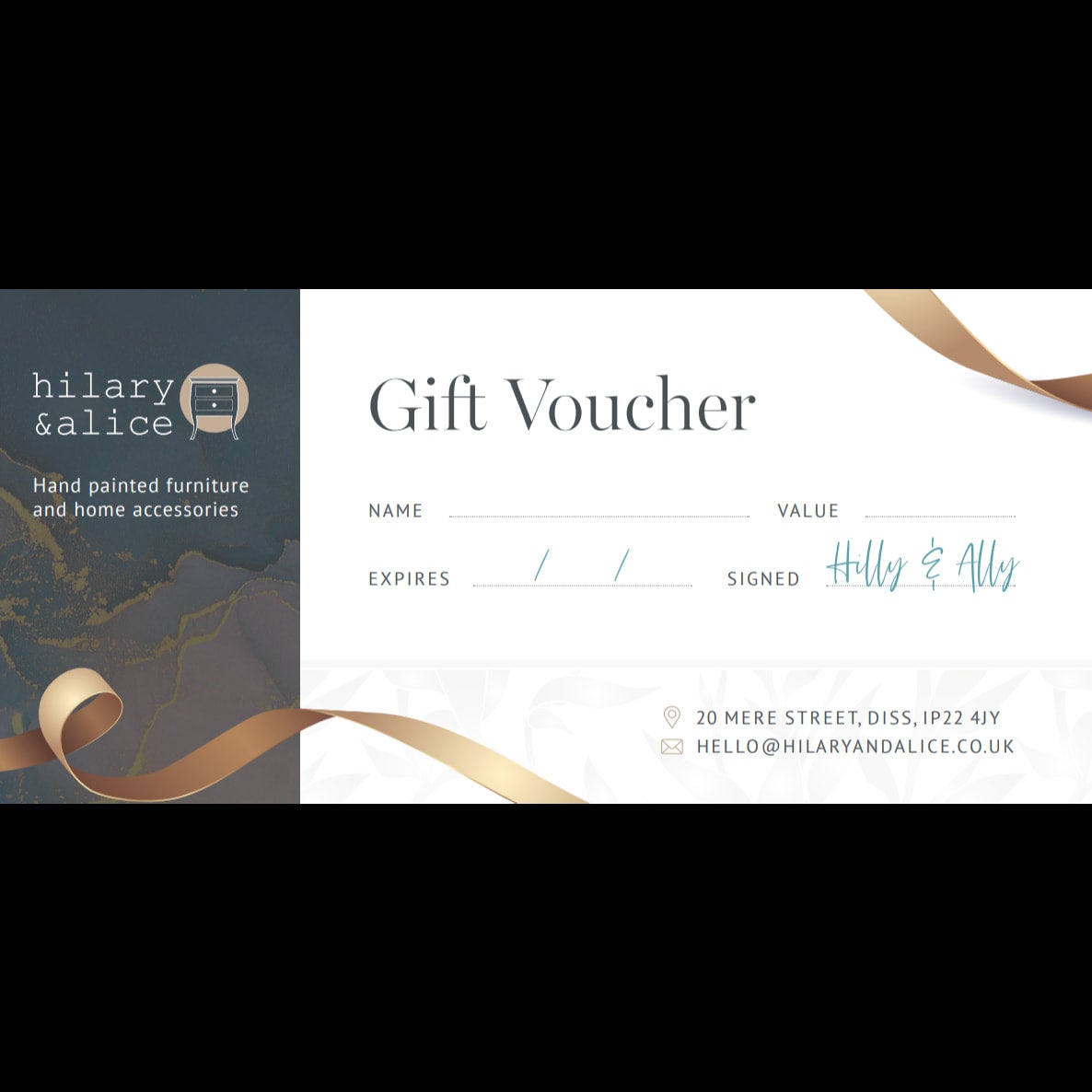 Gift Voucher | Hilary & Alice